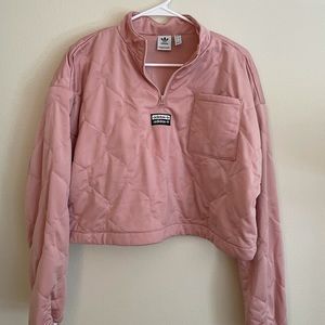 Silky Cropped Adidas Sweatshirt